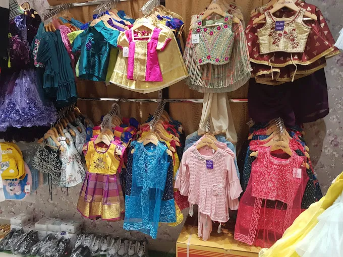 Cute Silks Kids Partywear